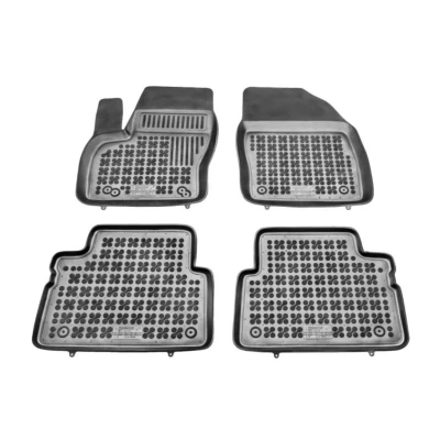 Image de REZAW PLAST 200612 Ensemble de tapis sol Caoutchouc avant et arrière 4 noir Sur mesure FORD: Focus C Max, Grand Max