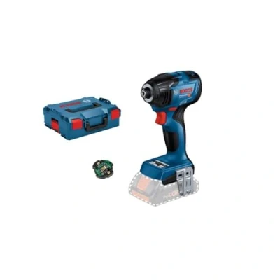 Image de Bosch Professional 18V System visseuse à chocs sans fil GDR 210 C (couple de serrage : Nm, couple décollement 370 batteries ni chargeur, avec 1 module Bluetooth, dans L BOXX 136)
