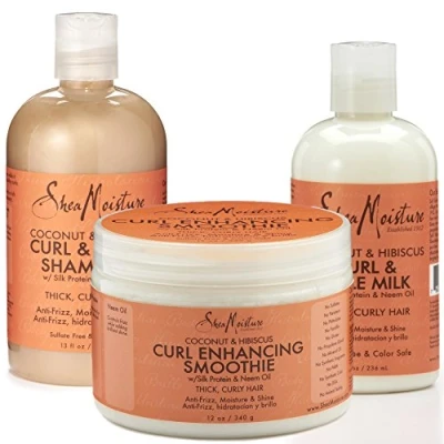 Image de Shea Moisture Coconut &amp; Hibiscus Curl Enhancing Trio by