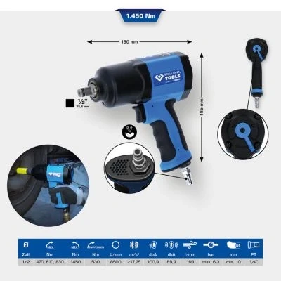 Image de KS TOOLS BT160100 Visseuse à choc (air comprimé)