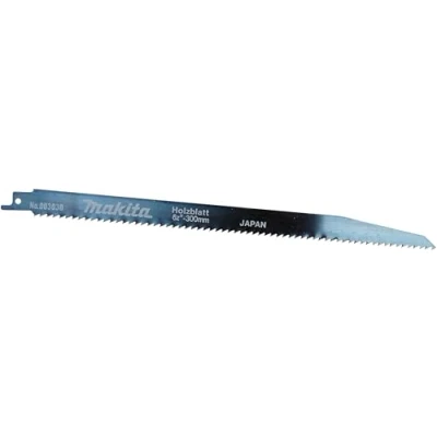 Image de MAKITA Lames de scie sabre HCS bois longueur utile 280 mm 6 dents par pouce carte 5 pièces B 03030
