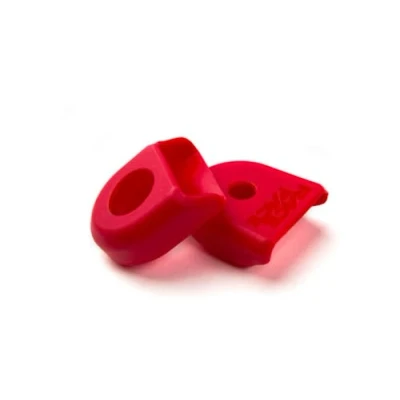 Image de Cache manivelle BOOT PEDAL (pédalier carbone) rouge