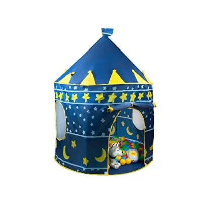 Image de Tente Enfant château/Palais pour Maison et Jardin Bleu #1163