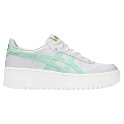 Image de Asics Sportstyle Japans S PF Baskets basses, Femme, Taille: 42.5, White/mint tint Imitation cuir haute qualité