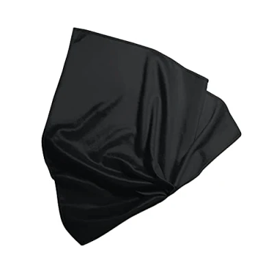 Image de BERGEON 7850 2 Chiffon de nettoyage en microfibre 250 x mm Lavable Idéal pour nettoyer et polir les verres, montres, bracelets, Noir ,