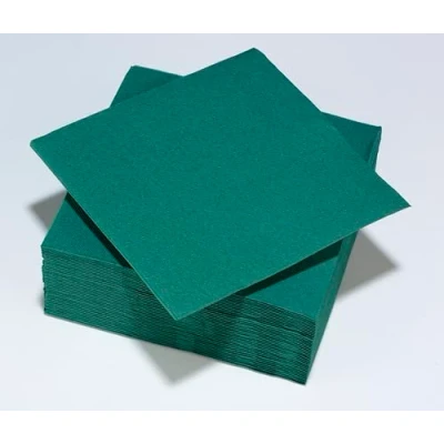 Image de 40 serviettes Tex Touch 38x38cm Vert Sapin FSC