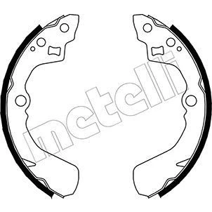 Image de Jeu de mâchoires frein à disque METELLI 53 0037