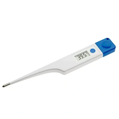 Image de TFA Dostmann Thermomètre vétérinaire numérique VET, 15.2022, adapté aux chevaux/bovins/chiens/chats, étanche, facile à nettoyer, température corporelle des animaux, blanc