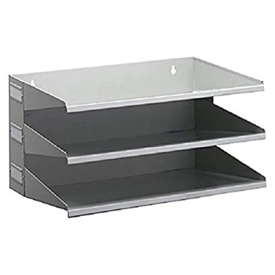 Image de Durable 335910 Support de Tri (avec 3 Étagères), pour Table Ou Mur, Gris