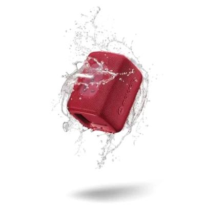 Image de Enceinte Bluetooth 5.3 Motorola ROKR 300 sans fil portable 7W compacte IP67 résistante à l&#039;eau et la poussière 12h d&#039;autonomie Soud (Rouge)