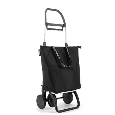 Image de Chariot de Course Rolser Mini Bag Plus MF 4 Roues Pliante Noir