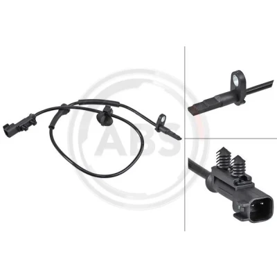 Image de A.B.S. 30104 Capteur ABS actif 680 noir