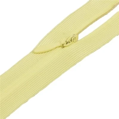 Image de Fermeture invisible non séparable ajustable jaune primevere Taille 60cm