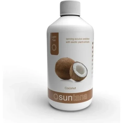 Image de Suntana Spray Tan Noix de Coco Parfumé Bronzage Solution, Lumière Fauve 250 ML