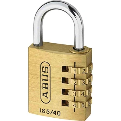 Image de ABUS Cadenas à combinaison 165/40 en laiton avec code réglable individuellement pour valises / casiers de sécurité 4