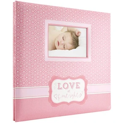 Image de MCS Album de Scrapbooking Extensible pour bébé 10 Pages avec Couverture d&#039;ouverture Photo et 30,5 x cm, 34,5 31,5 Love at First Sight
