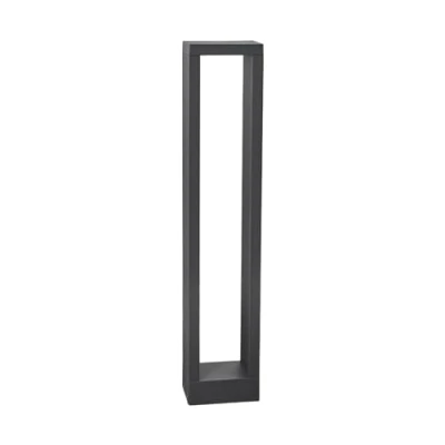 Image de LED Eclairage Exterieur Jupp (Moderne) en Noir Aluminium, Luminaire Exterieur, Lampe Jardin, Borne Lumineuse