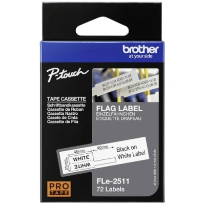 Image de Brother FLE2511 Útiquet 21x45 Noir/Blanc