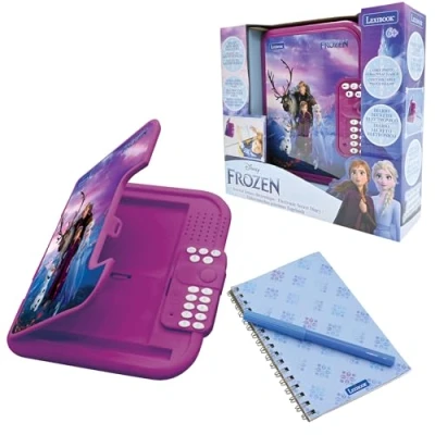 Image de Lexibook Journal Intime électronique La Reine des Neiges avec Stylo et carnet Inclus, interactif, Mot de Passe, Fonctions Amusantes, Effets sonores, Violet/Bleu, SD50FZ