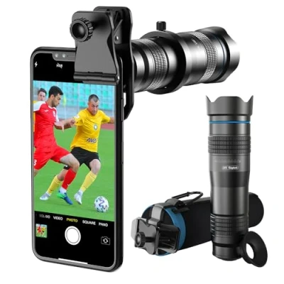 Image de Apexel objectifs pour téléphones Portables High Power 28x HD Téléphone Téléobjectif Fonctionne avec iPhone Samsung Pixel Android Tous Les Smartphones