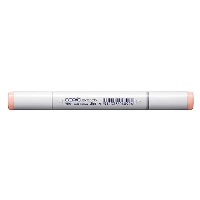 Image de COPIC Sketch YR01, Peach Puff, Twin Marker avec Une Pointe de Largeur Moyenne et Pinceau