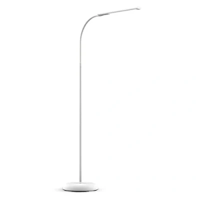 Image de MAUL Lampe LED MAULpirro sur pied à intensité variable élégante pour le bureau Lampadaire avec température de couleur 3000K Blanc