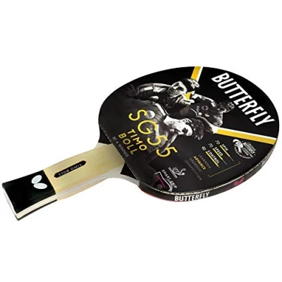 Image de Butterfly Timo Boll SG55 Raquette de Tennis Table en Caoutchouc approuvé par l&#039;ITTF 1,5 mm