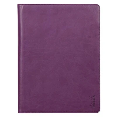 Image de RHODIA 216006C Livret Porte Bloc et Documents N16 Violet pour Notes ou Carnets de Format A5 17,5 x 23,5 cm (14,8x21 cm) Simili Cuir Italien Premium Collection