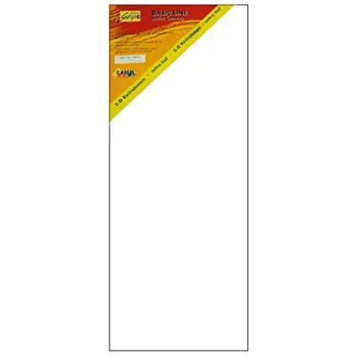 Image de Kreul 644010 Solo Goya 3D Stretched Canvas Basic Line, châssis 40 x 100 cm, Extra Profond env. 3,8 100% Coton 4 Fois apprêté, pour Huile, Peinture Acrylique et Gouache