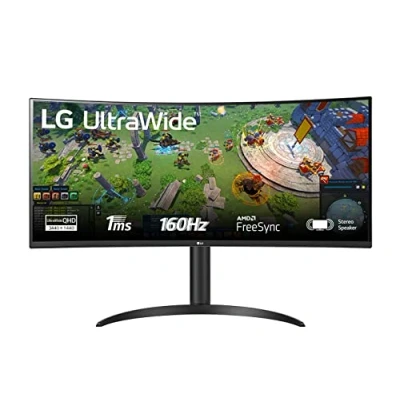 Image de LG 34WP75CP B LED display 86,4 cm (34 ) 3440 x 1440 Pixel Wide Quad HD LCD Schwarz (34WP75CP B) Neuf