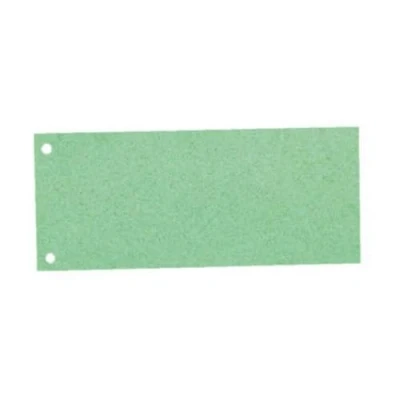 Image de Esselte Intercalaires Trapèze de Séparation, Carton 1/3 Feuille A4, Lot 100, Extra Large, Vert, 100% Recyclé, 20997