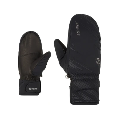 Image de Ziener KAROIA Moufles de Ski pour Femme Primaloft Coupe Vent Très Chaudes Noir 6