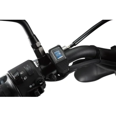 Image de SW Motech Interrupteur feux longue portée pour guidon Éclairage bleu. Résistant à l eau. 30 cm de câble.