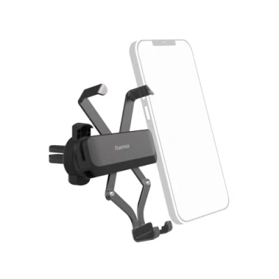 Image de Support de smartphone HAMA Gravity Pro Noir Fixation sécurisée Ajustement simple