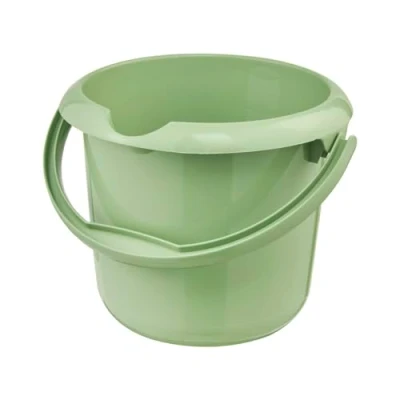 Image de keeeper Seau avec Bec verseur, Graduation Intégrée et Poignée Ergonomique, 5 L, Mika Eco Line, Vert (Eco Grass Green)