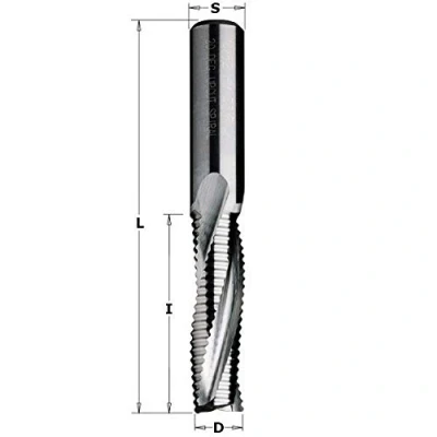 Image de CMT Orange Tools 195.082.11 Fraise hélicoïdale Z3/R pos. d 8 x 42 90 HWM DX