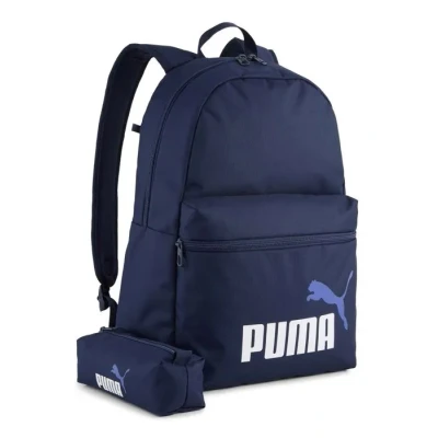Image de Puma Phase Backpack Unisex SET Sac à dos pour enfants, Taille: One Size, navy