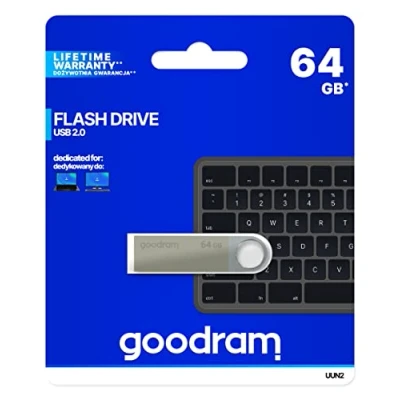 Image de Goodram UUN2 lecteur USB flash 64 Go Type A 2.0 Argent Neuf