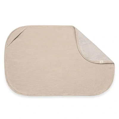 Image de hauck Tapis a Langer Bebe, Serviette de Bain Bebe en Mousseline et Coton Éponge Respirant Hygiènique, Lavable à 60C Convient pour Matelas Change N Clean Beige
