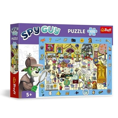 Image de Trefl d’Observation Spy Guy : Musée 100 Pièces Trouvez Tous Les Objets du Cadre, Puzzle Coloré Plein de Détails, Développement Perspicacité pour Enfants à partir 5 Ans, 15595, Multicolor