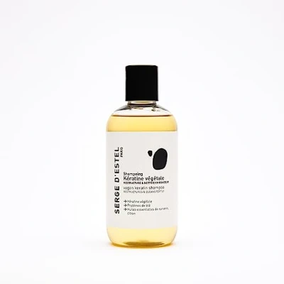 Image de SERGE D&#039;ESTEL PARIS Shampoing Kératine Sans Sulfate 250ml Prolonge les Effets du Lissage Répare et Restructure la Fibre Capillaire en Profondeur Formule 100% Vegan Made in France