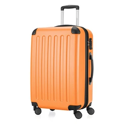 Image de HAUPTSTADTKOFFER Spree Valise de Taille Moyenne, Bagage soute rigide ABS, TSA, extensible, extra léger, 4 roues, 65 cm, 74 L, Orange