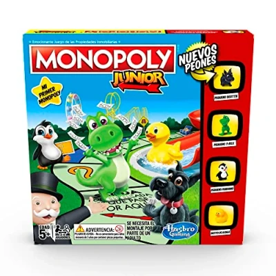 Image de Monopoly Junior Hasbro A6984793 Version Espagnole Exclusivité sur Amazon