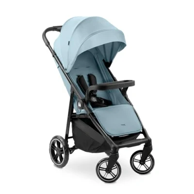 Image de hauck Poussette Compacte Shop N Care Jusqu&#039;à 22 kg, Inclinable, Pliable avec Porte Gobelet, Habillage Pluie, Capote Pare Soleil (UPF 50+) et Panier Course XL Dusty Blue