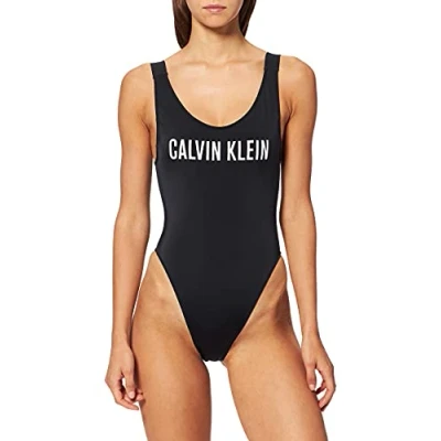 Image de Calvin Klein Scoop Back One RP Maillot de Bain Une pièce, Pvh Black, 34 Femme