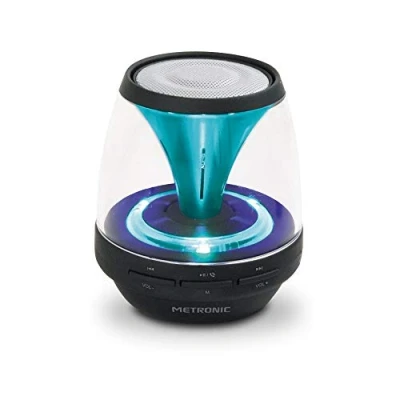 Image de Metronic 477072 Enceinte Bluetooth sans fil Spark/Avec effets lumineux/Noir