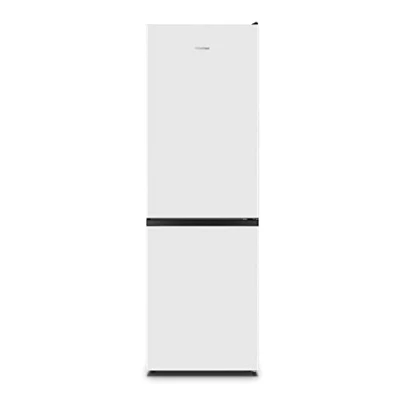 Image de Hisense RB390N4AWE Réfrigérateur Combi, Classe E, Capacité 304 L avec 186 cm de haut, Tiroir Légumes, 4 étoiles Congélateur, Porte Réversible, Silencieux 39dB, Blanc