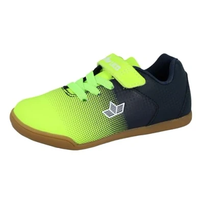Image de Lico Sambo VS Chaussure de Terrain intérieur, Marine/Lemon, 32 EU