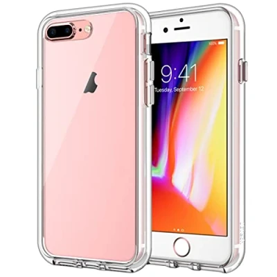 Image de JETech Coque pour iPhone 8 Plus et 7 Plus, Anti Jaunissement Étui Housse de Protection Transparente Chocs Rayures (HD Clair)