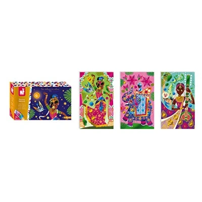 Image de Janod from 7 Years Old Creative Kit Bollywood Gilding Les Ateliers du Calme Leisure Dexterity and Concentration J07809